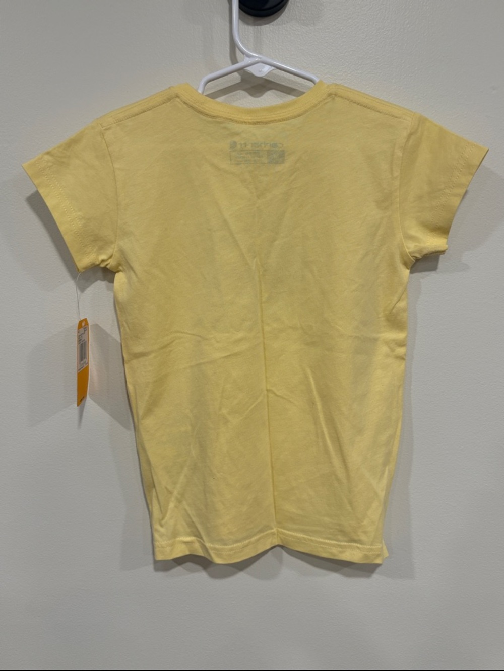 Carhartt Yellow Kids with Floral Graphic Tee 4T - Picture 8 of 11